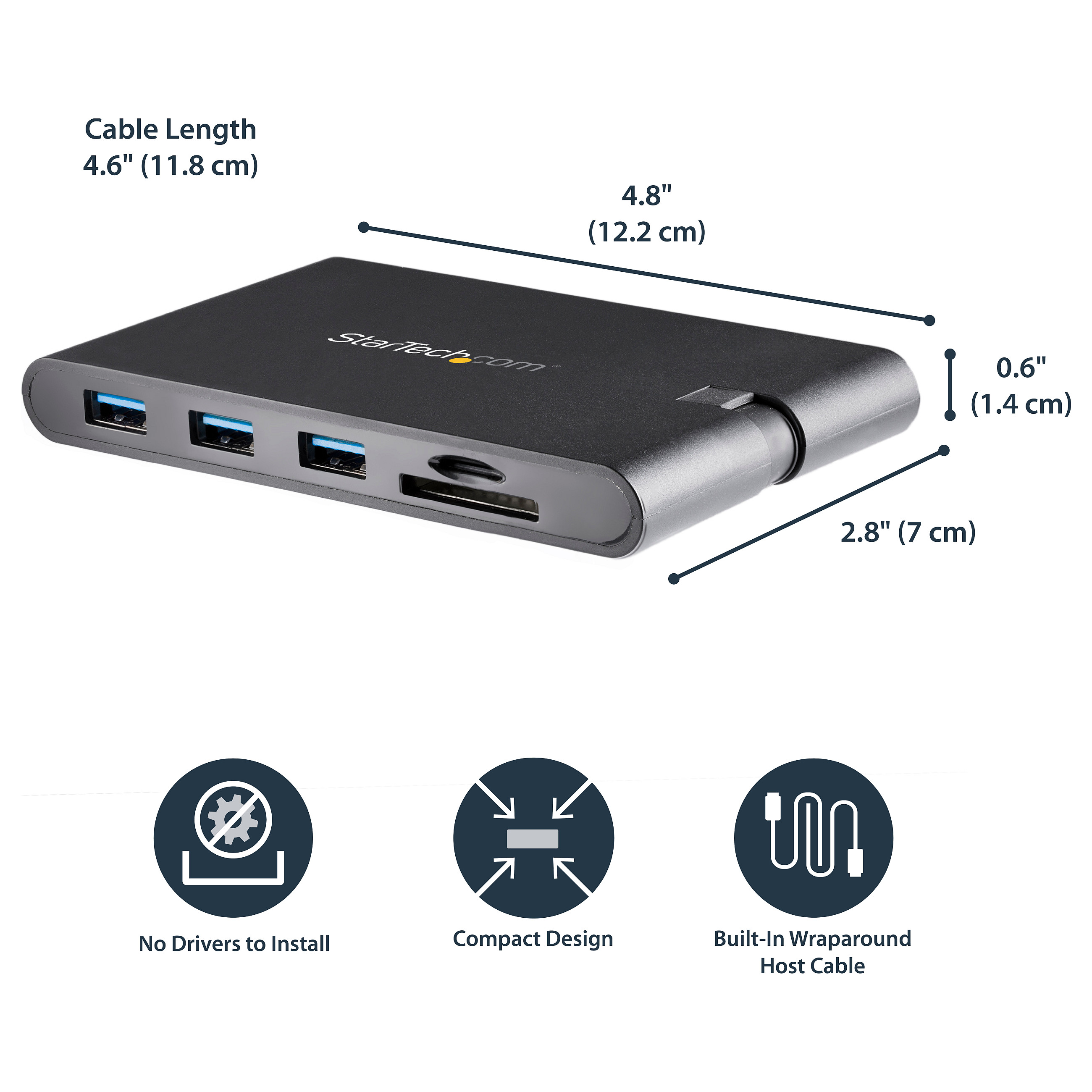 Startech DKT30CHVSCPD USB-C 8-u-1 višenamjenski adapter (HDMI/VGA/LAN/USB)-17