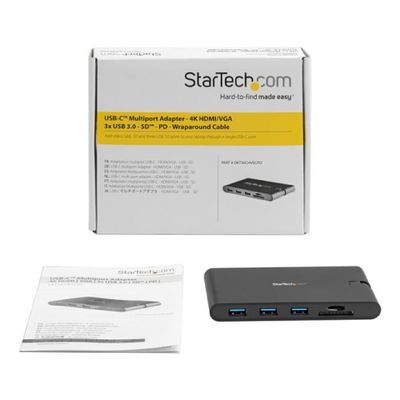 Startech DKT30CHVSCPD USB-C 8-u-1 višenamjenski adapter (HDMI/VGA/LAN/USB)-6