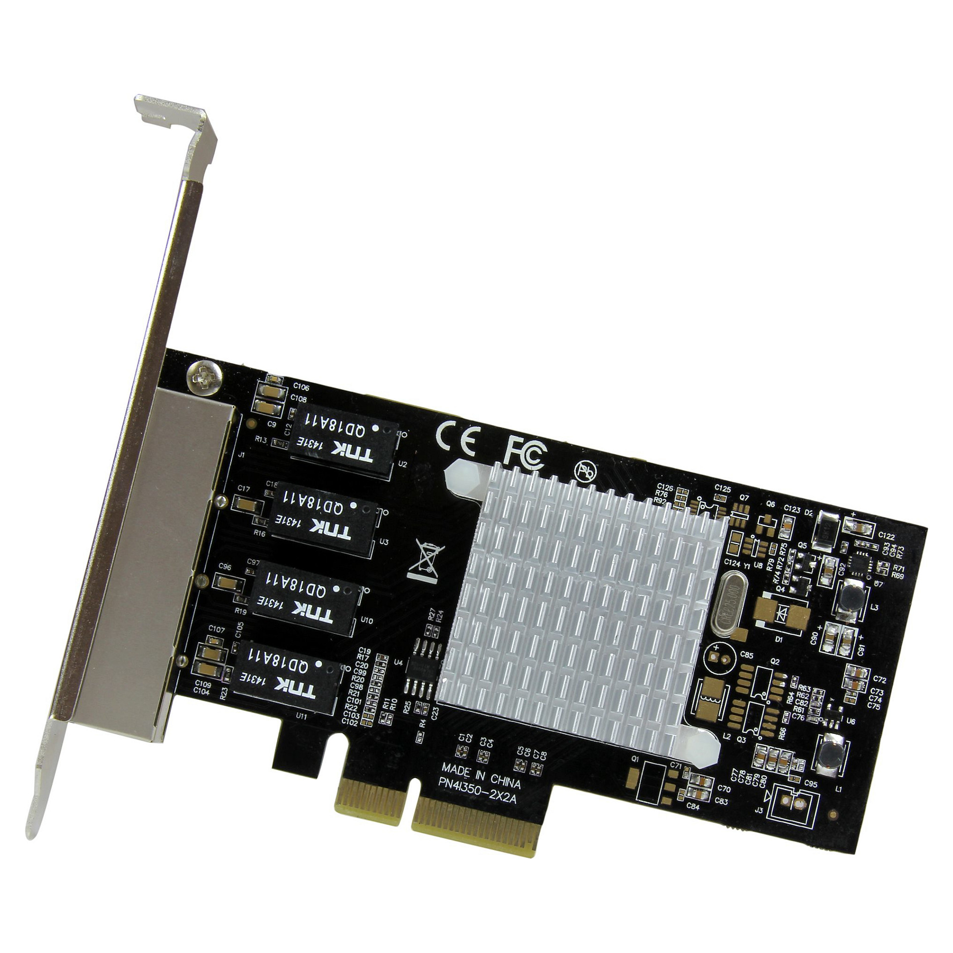 Mrežna kartica STARTECH.COM ST4000SPEXI (4-portna, PCIe, Intel I350, Gigabit Ethernet)-6
