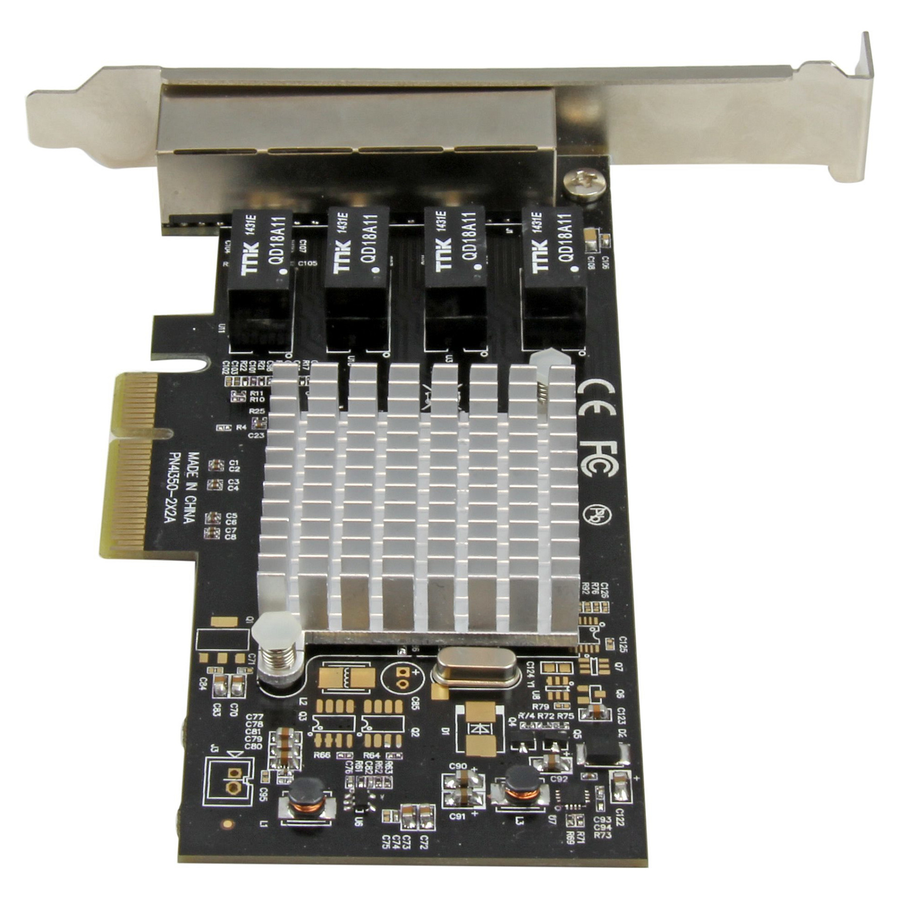 Mrežna kartica STARTECH.COM ST4000SPEXI (4-portna, PCIe, Intel I350, Gigabit Ethernet)-8