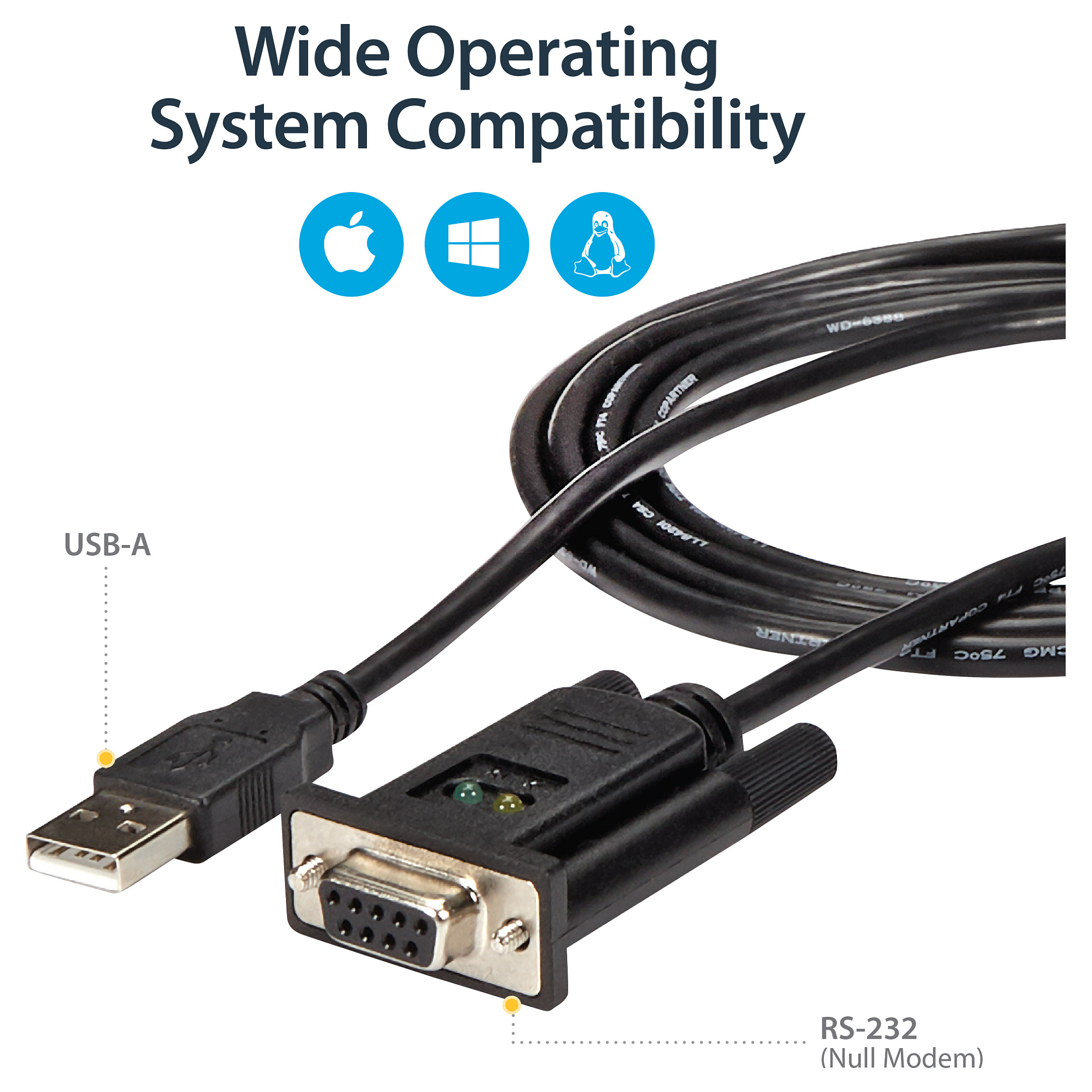USB na serijski adapter STARTECH.COM ICUSB232FTN (USB 2.0 na Null Modem RS232 DB9, FTDI)-10