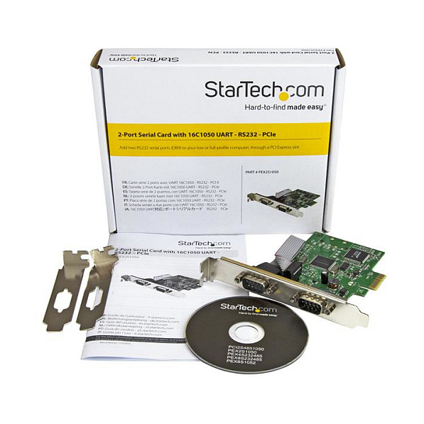 Startech PEX2S1050 2-portna PCI Express serijska kartica-8