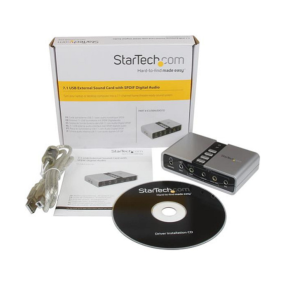 Zvučna kartica STARTECH.COM ICUSBAUDIO7D (7.1, USB, SPDIF Digital Audio)-14