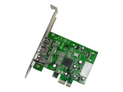 FireWire kontroler STARTECH PEX1394B3 (PCIe, 2x FireWire 800, 1x FireWire 400)-0