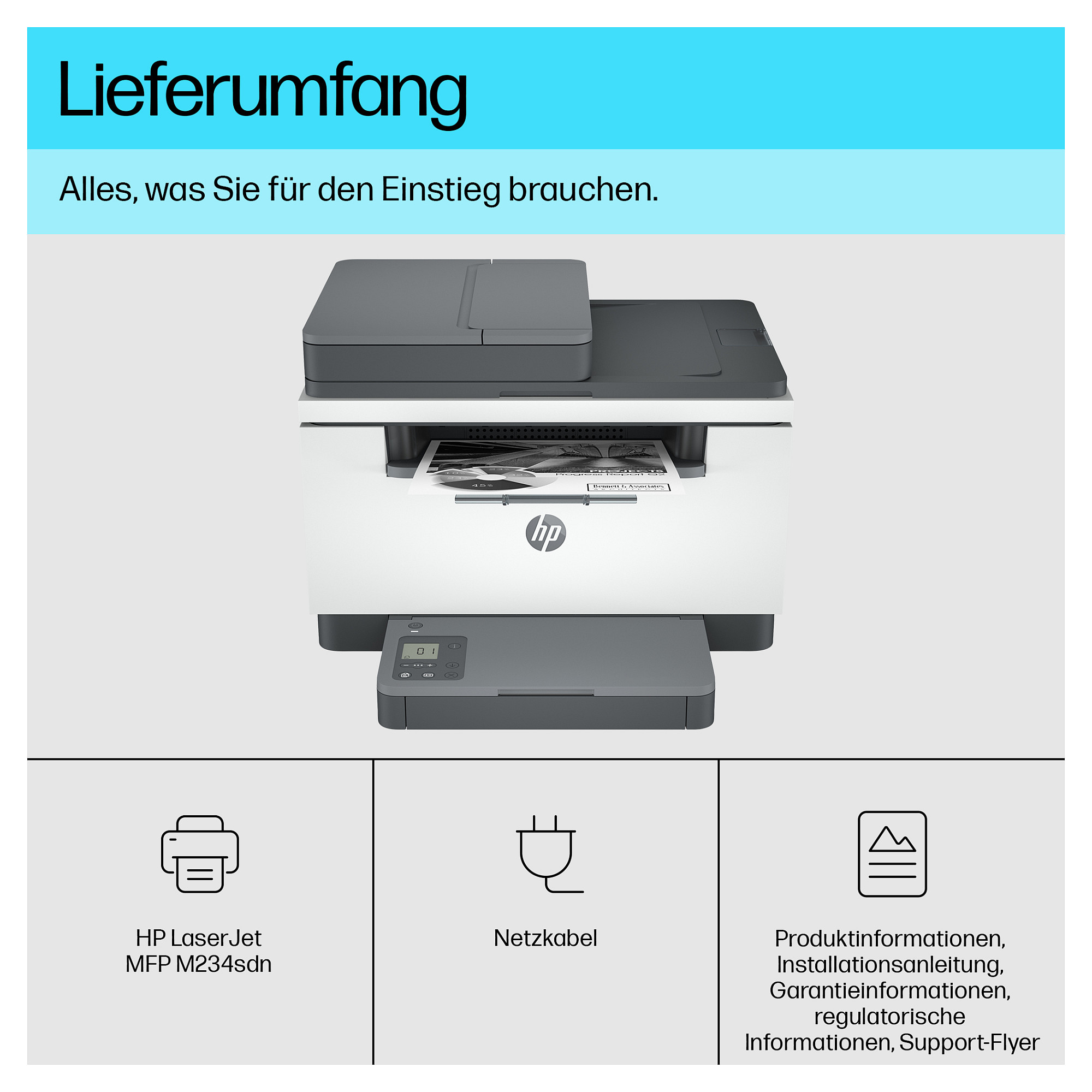 Višenamjenski pisač HP LaserJet MFP M234sdn (Print/Scan/Copy, Duplex, ADF, LAN)-9