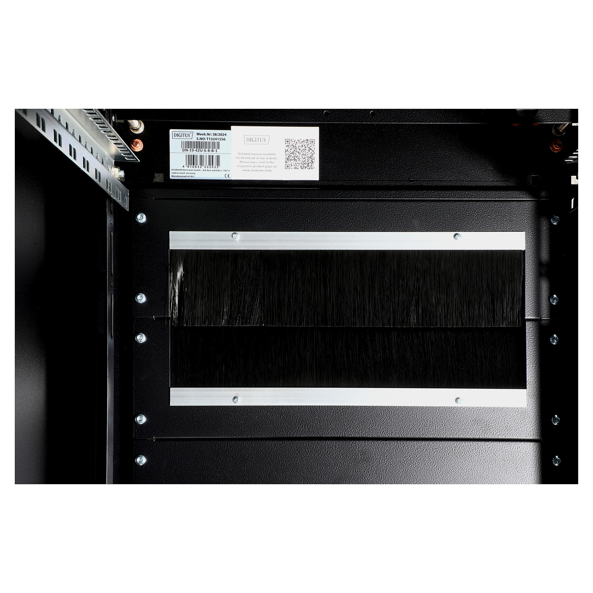 Mrežni ormar DIGITUS Unique DN-19 42U-6/8-B-1 (42U, 600x800mm, samostojeći, staklena vrata)-9