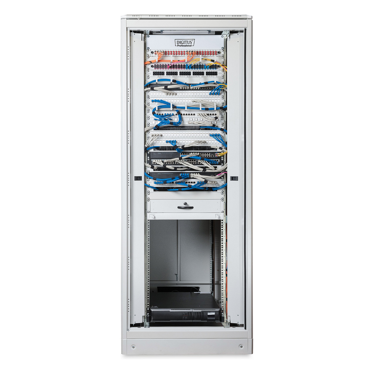 Mrežni ormar DIGITUS Unique DN-19 36U-8/8-1 (36u, 800x800mm)-11