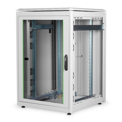 Mrežni ormar DIGITUS Unique DN-19 22U-8/8-1 (22U, 800x800mm, samostojeći, staklena vrata)