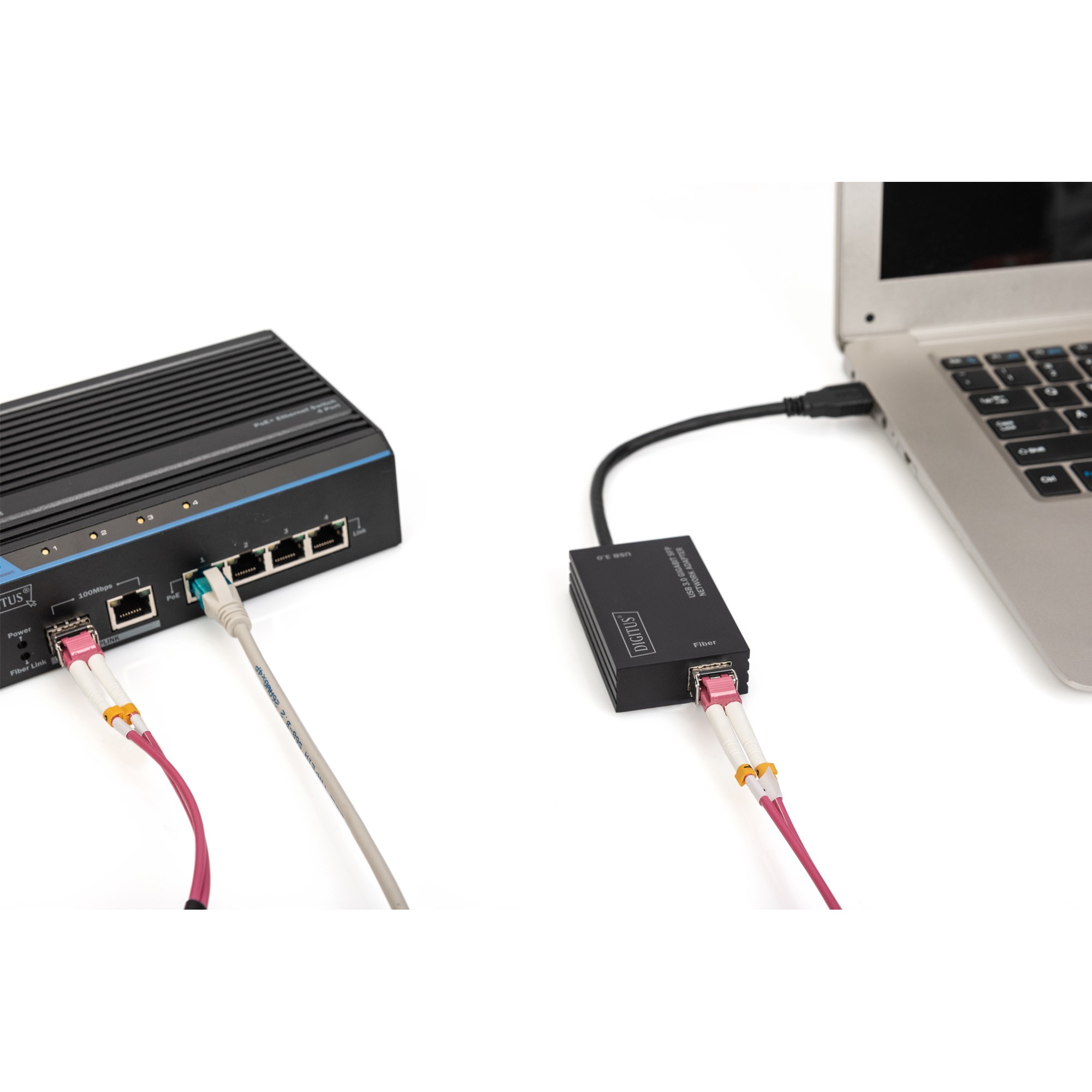 Mrežni adapter DIGITUS DN-3026 (USB 3.0, Gigabit SFP x 1)-14