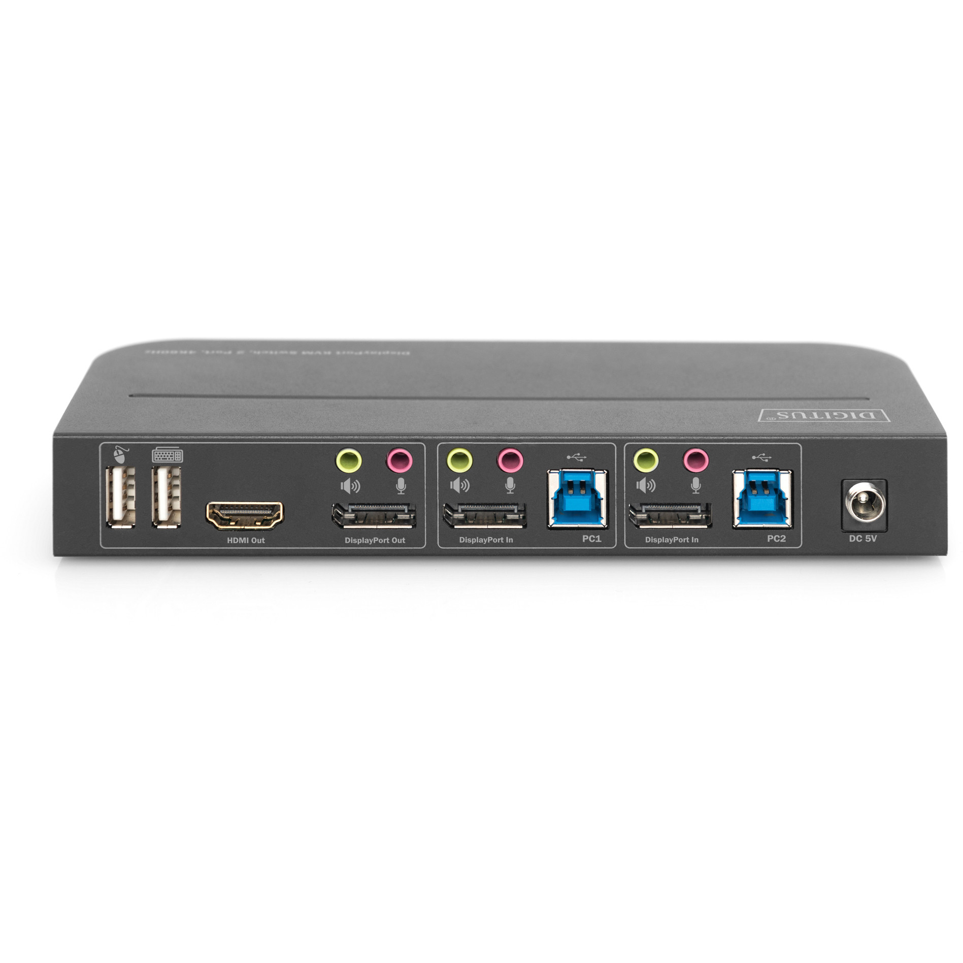 Prekidač za KVM DIGITUS DS-12850 (2 priključka)-9