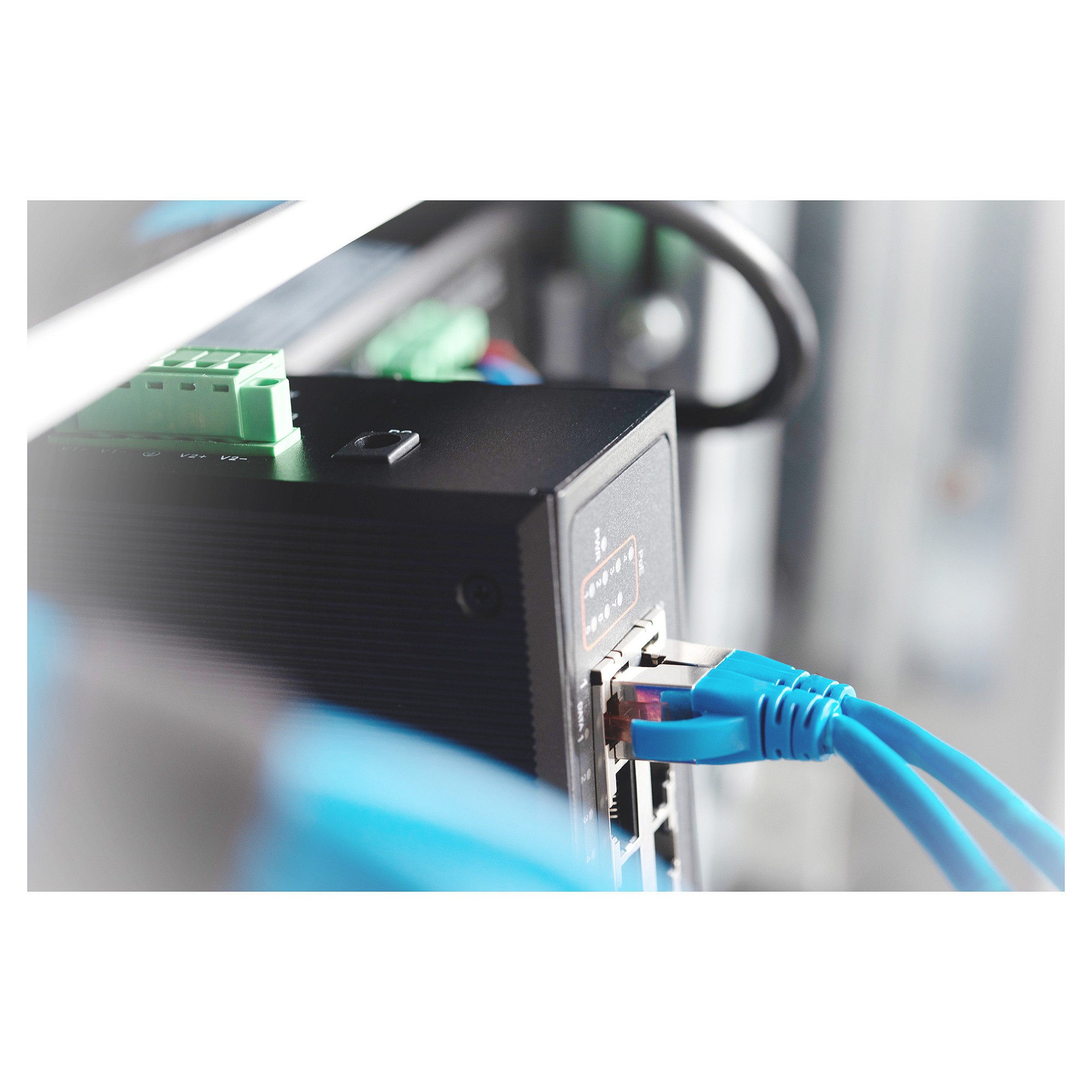 Preklopnik DIGITUS DN-651113 (7 priključaka, neupravljiv, industrijski, Gigabit, PoE)-3