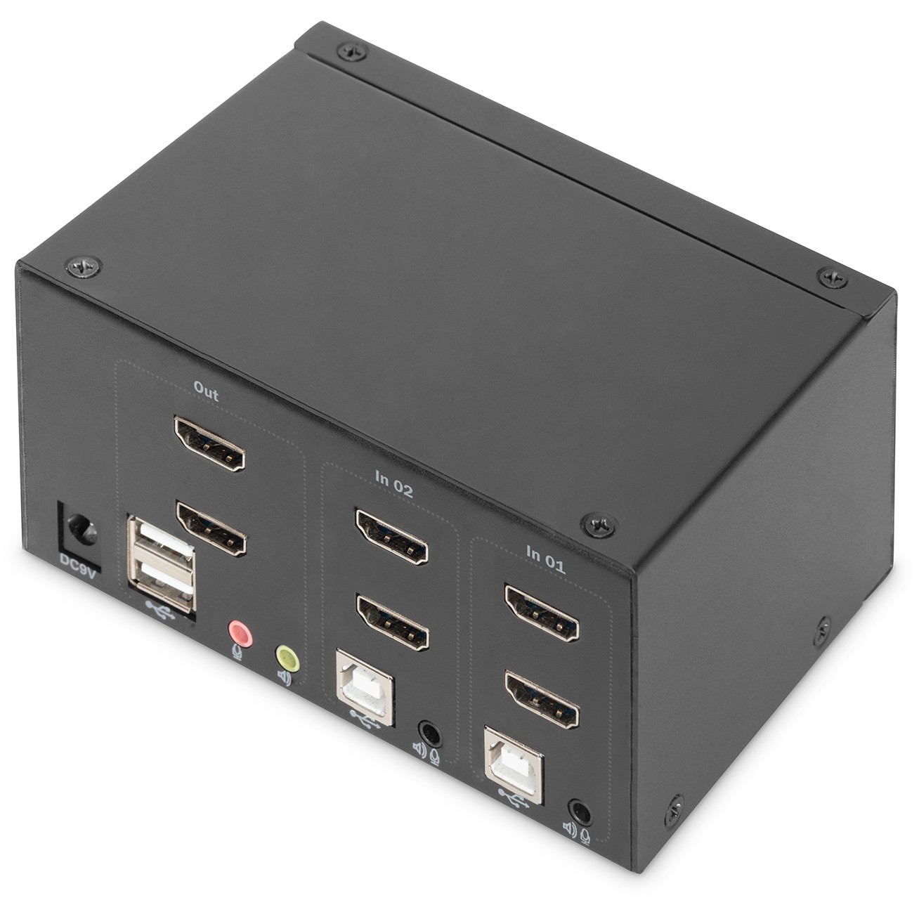 KVM prekidač DIGITUS DS-12860 (2 priključka)-5
