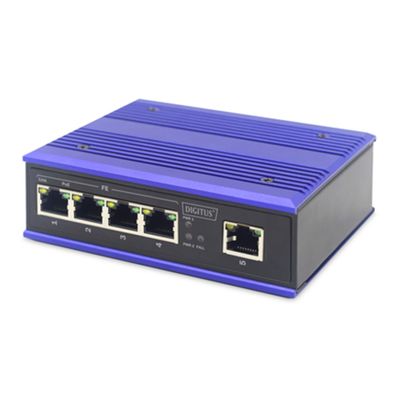 Industrijski switch DIGITUS (4 priključka, neupravljani)