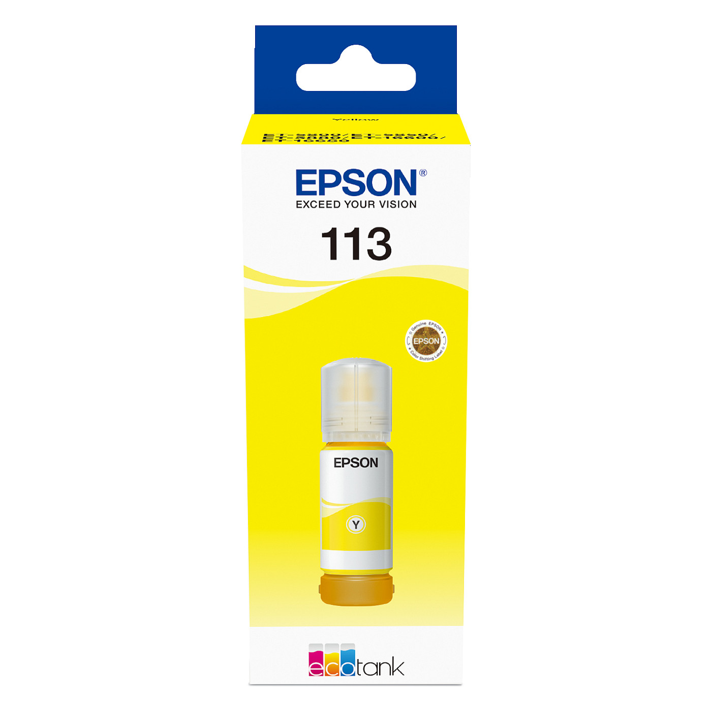 Punjenje tinte EPSON EcoTank 113 (originalno) žuta-1
