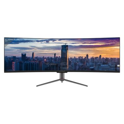 Monitor LC POWER LC-M49-DQHD-120-C-Q (49" QLED VA, 120Hz, 5120 x 1440 DQHD, zakrivljeni, gaming crni)-5
