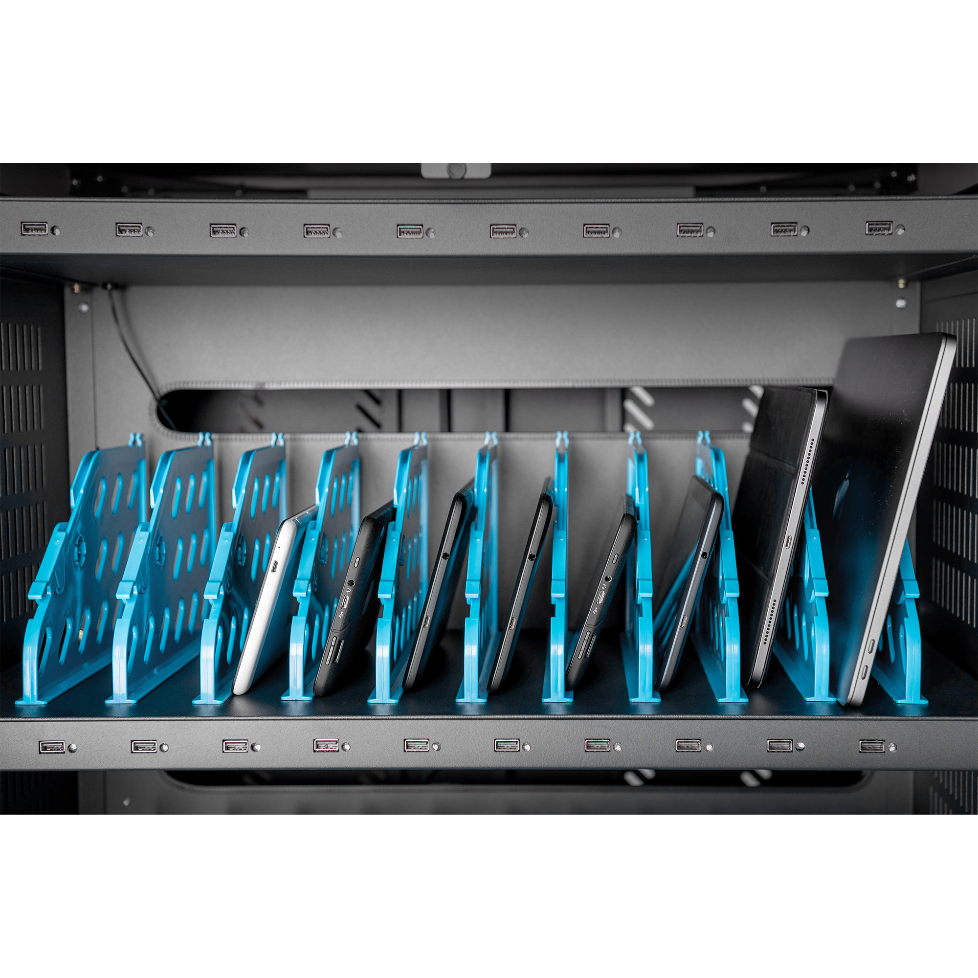 Kolica DIGITUS DN-45002 (za 30 tableta / prijenosnika, RAL 9005) crna-13