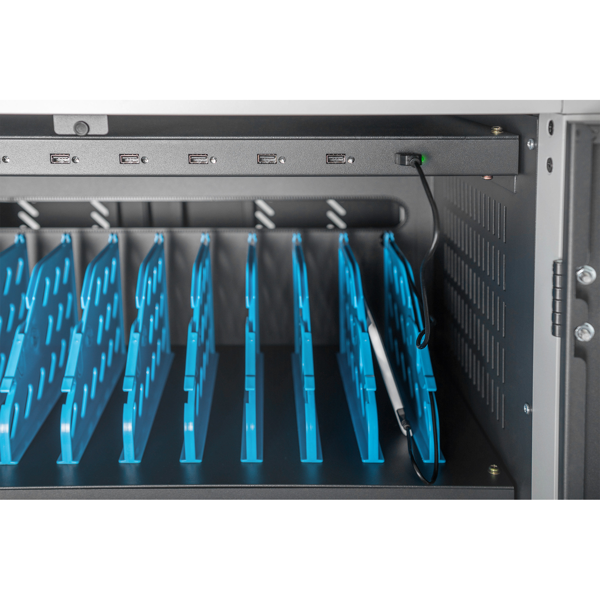 Kolica DIGITUS DN-45002 (za 30 tableta / prijenosnika, RAL 9005) crna-24