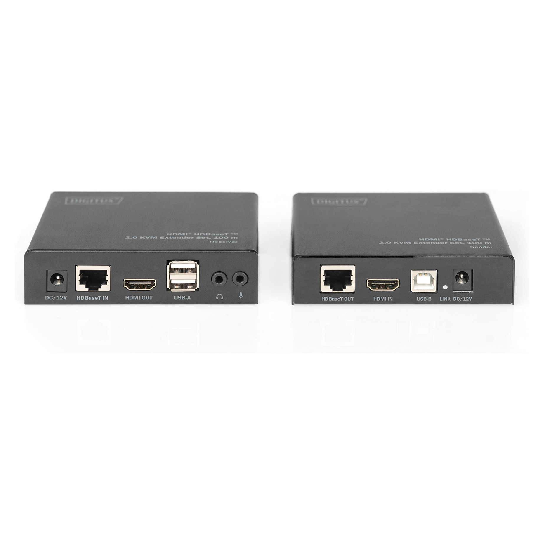 KVM produživač DIGITUS DS-55505 (HDBaseT 2.0, 4K HDMI, USB, Audio, 100m)-4