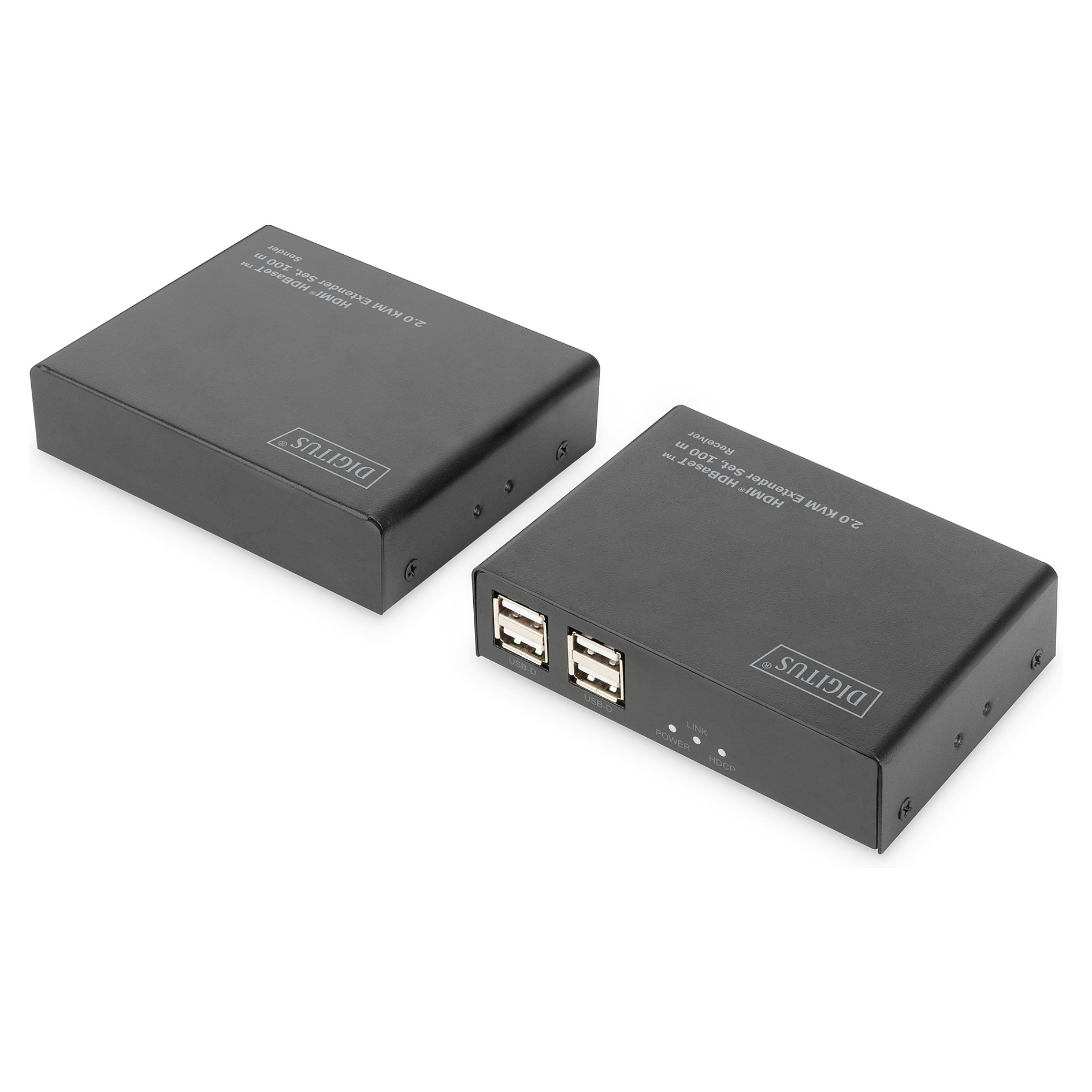 KVM produživač DIGITUS DS-55505 (HDBaseT 2.0, 4K HDMI, USB, Audio, 100m)-6