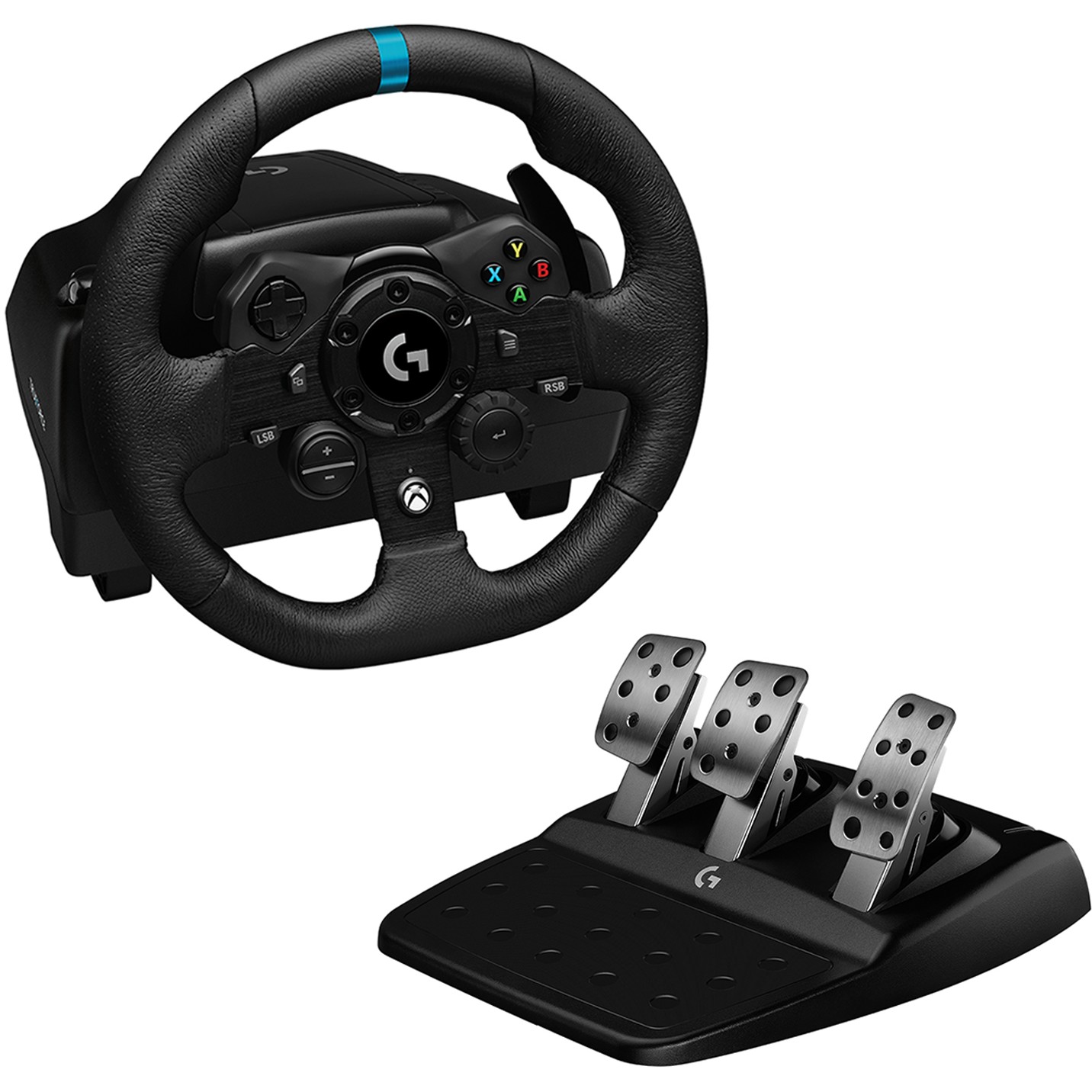 Logitech G923 Steering Wheel and Pedal Set - Wired-9