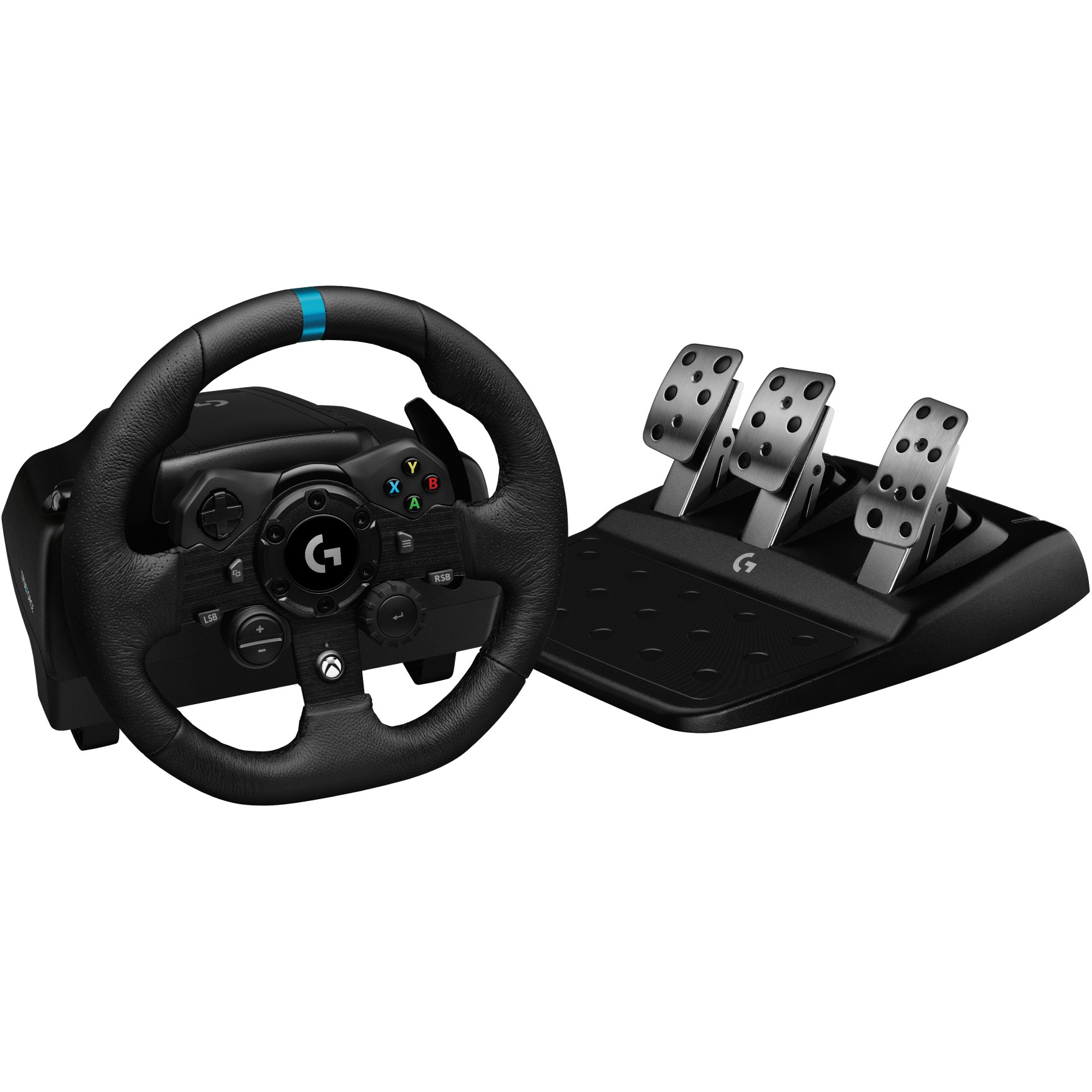 Logitech G923 Steering Wheel and Pedal Set - Wired-11