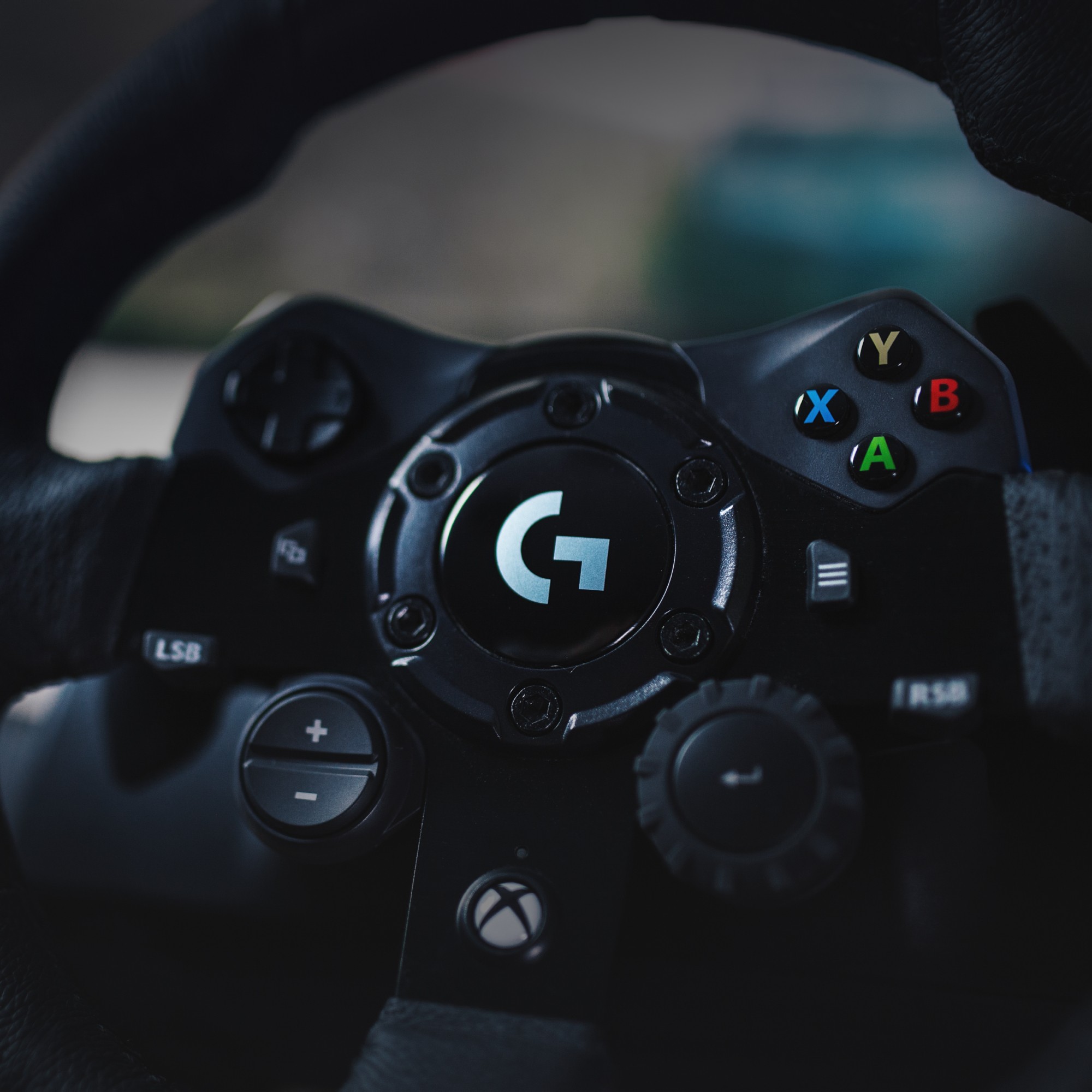 Logitech G923 Steering Wheel and Pedal Set - Wired-15