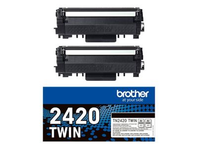 Dvostruki paket patrona s tonerom visokog prinosa BROTHER TN2420 TWIN (original) crna-2