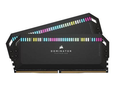 Memorija CORSAIR Dominator Platinum RGB (DDR5, kit, 64 GB 2 x 32 GB, DIMM 288-pin, (5200 MHz / PC5-41600, nebaferirana))-0