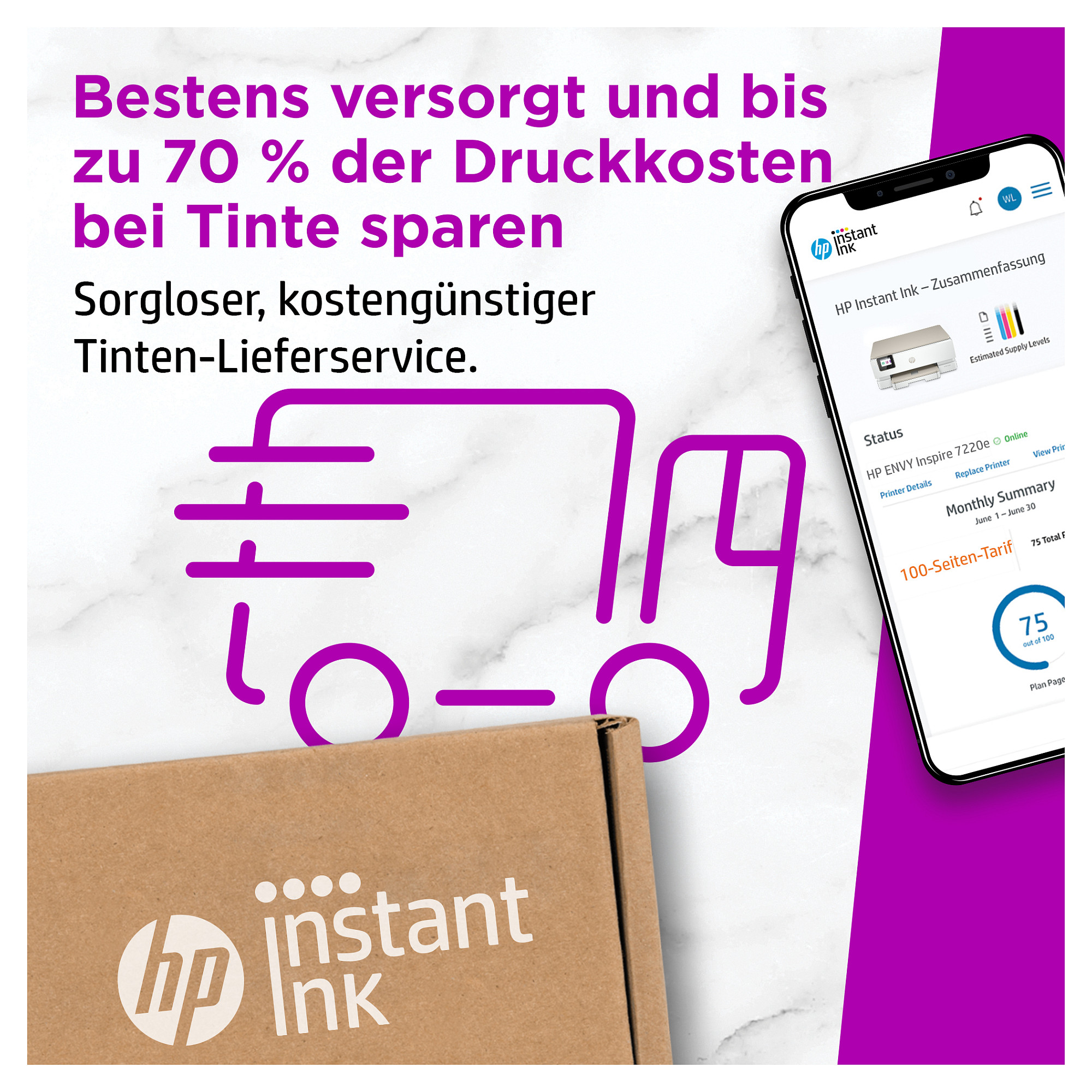 Višenamjenski pisač HP ENVI Inspire 7220e All-in-One - boja - s HP 1 Godina Dodatnog jamstva putem HP+ aktivacije-23