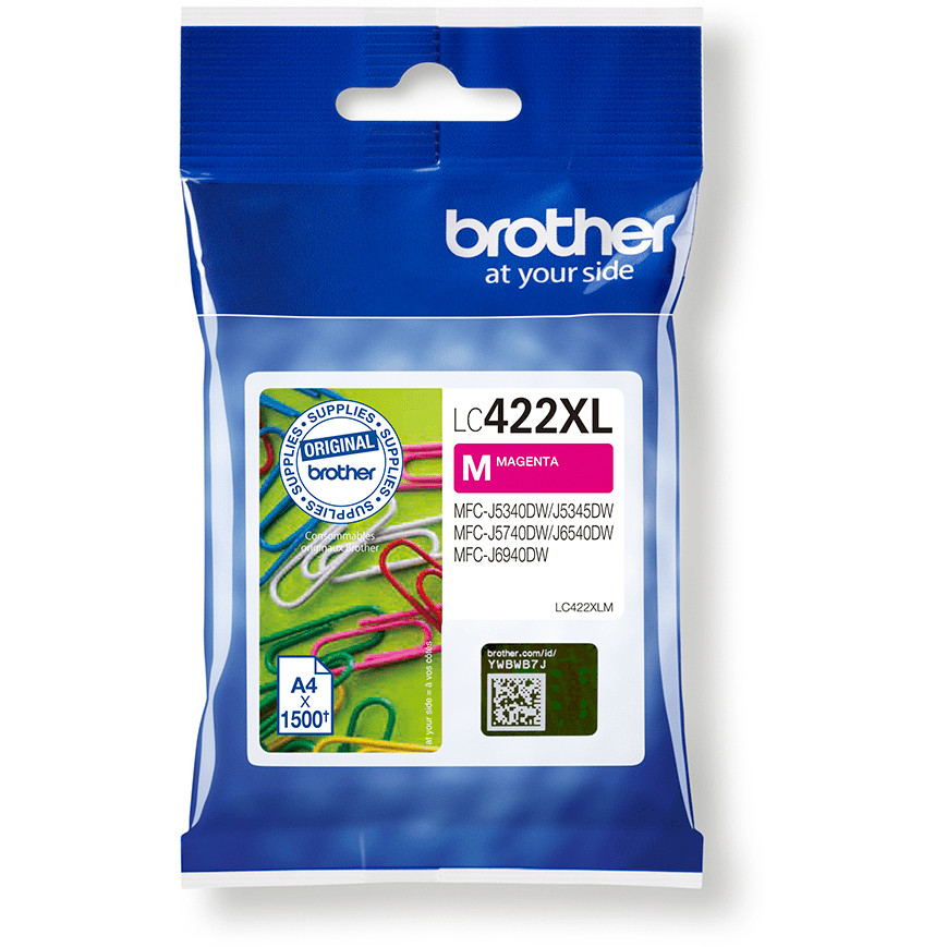 Patrona s tintom visokog prinosa BROTHER LC422XLM (original) magenta-2