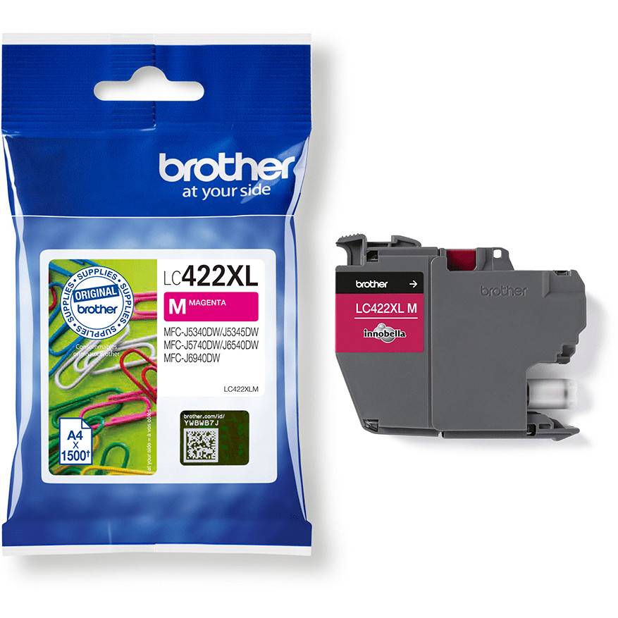 Patrona s tintom visokog prinosa BROTHER LC422XLM (original) magenta-5