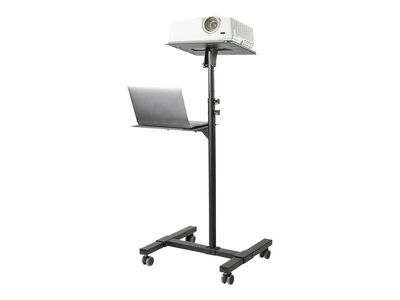 Pokretni stalak za projektor i laptop STARTEHC.COM (pomično, 2 police drže po 10 kg svaka, podesiva visina, kolica za AV prezentacije s kotačima, zaključavajuće)-3
