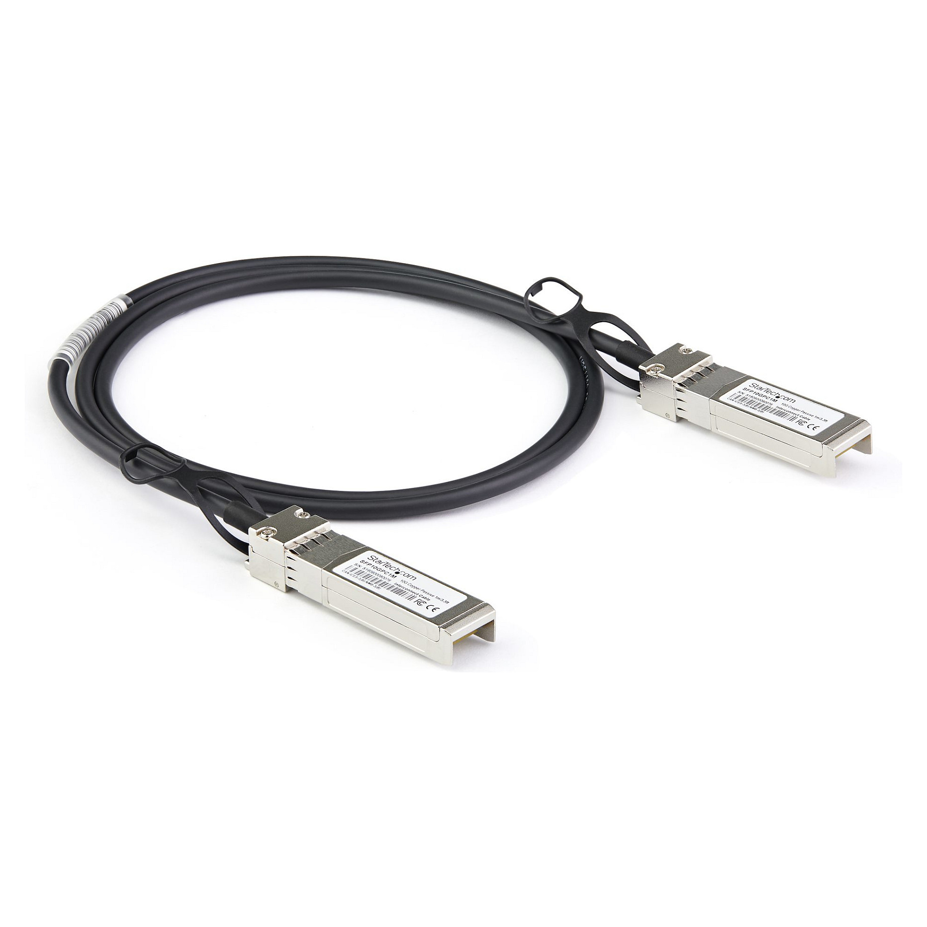 StarTech.com Dell EMC DAC-SFP-10G-3M Compatible 3m 10G SFP+ to SFP+ Direct Attach Cable Twinax, 10GbE SFP+ Copper DAC 10 Gbps Low Power Passive Mini GBIC/Transceiver Module DAC, SFP Plus - Lifetime Wa-5