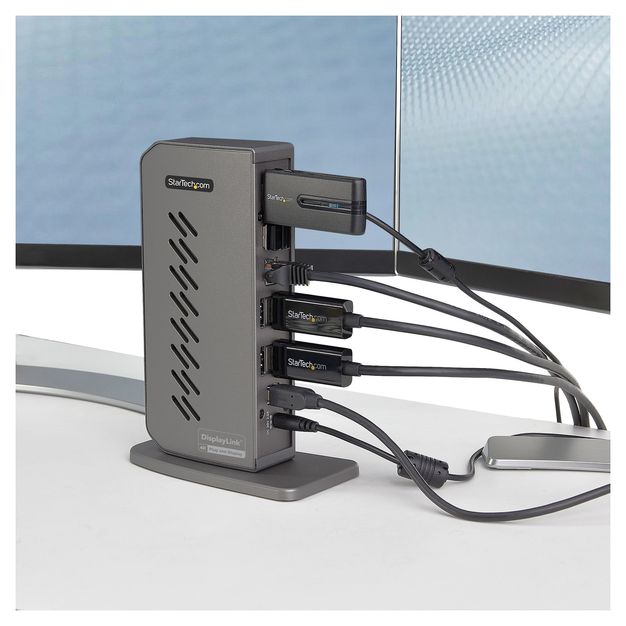 Priključna stanica STARTECH.COM model (USB-C, USB-A, dual HDMI, DisplayPort, 6 USB Type-A, headset audio)-11