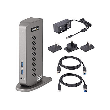 Priključna stanica STARTECH.COM model (USB-C, USB-A, dual HDMI, DisplayPort, 6 USB Type-A, headset audio)-13
