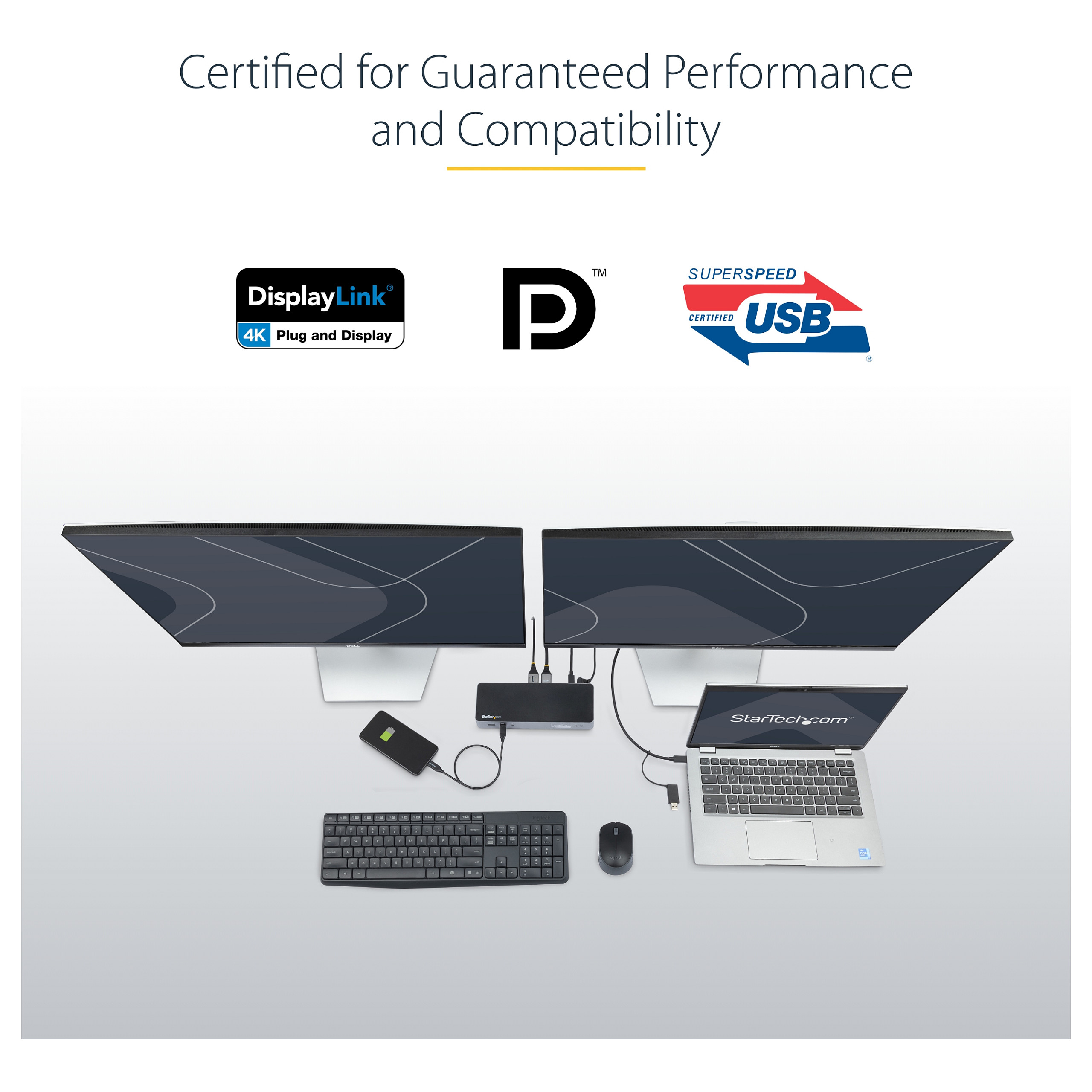 Priključna stanica za prijenosno računalo STARTECH.COM USB-C-18