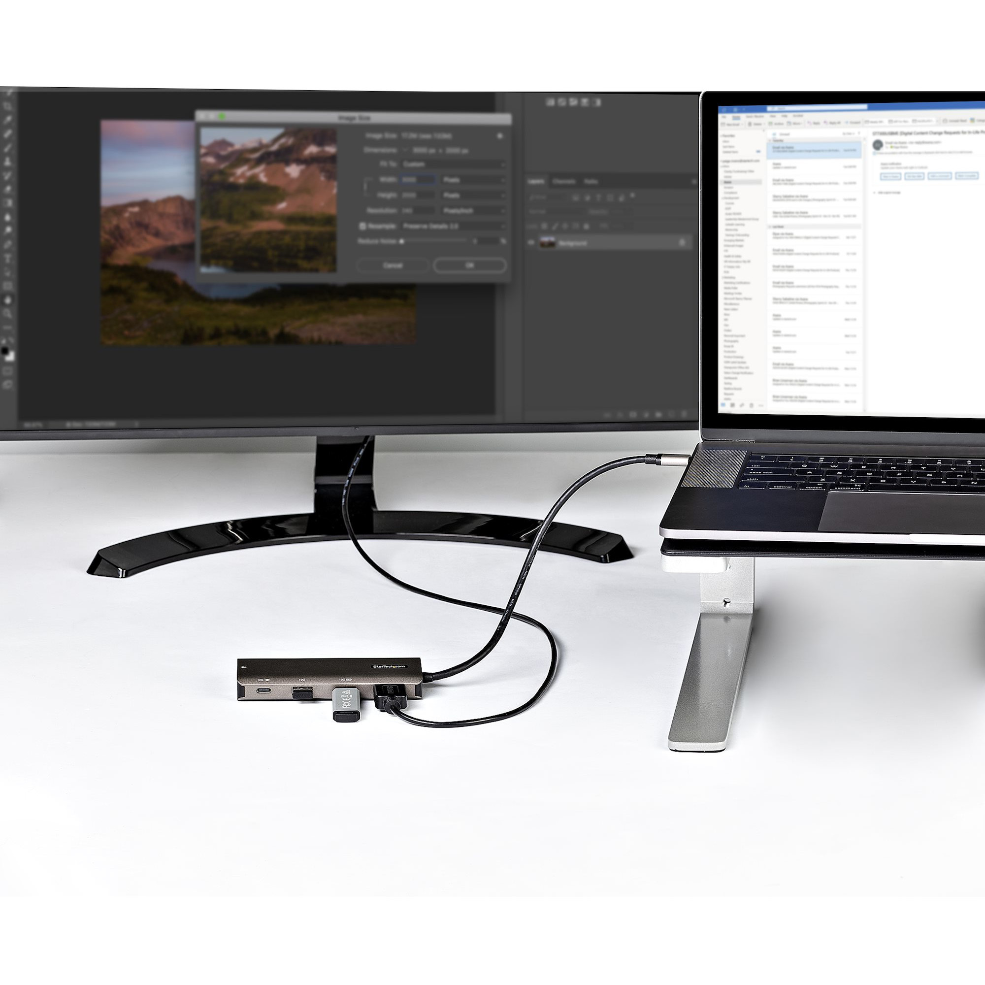 Adapter STARTECH.COM USB-C multiport (4K HDMI, USB 3.2 Gen 2, Gigabit Ethernet)-8