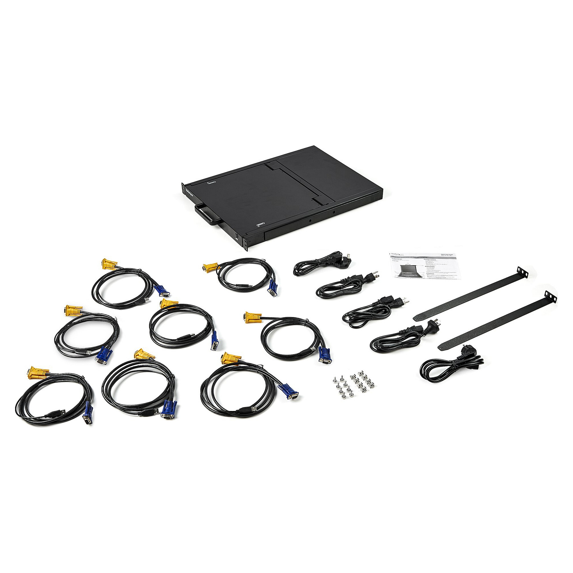KVM Switch STARTECH.COM RKCONS1708K (8-portni, 17" LCD, 1U Rackmount, VGA, USB)-11