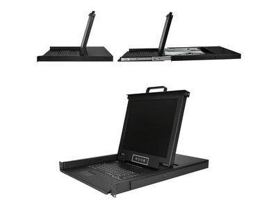 KVM Switch STARTECH.COM RKCONS1708K (8-portni, 17" LCD, 1U Rackmount, VGA, USB)-1