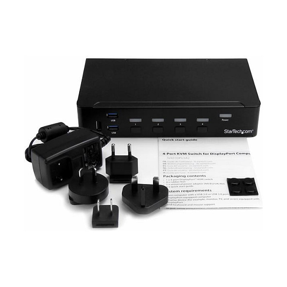 KVM preklopnik STARTECH SV431DPU3A2 4-portni DisplayPort s USB 3.0 Hubom (4K 30Hz)-5