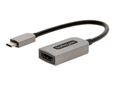 USB C na HDMI adapter STARTECH.COM (4K 60Hz UHD video, HDR10, USB-C na HDMI 2.0b adapter dongle, USB Type-C DP Alt Mode na HDMI monitor/zaslon/projektor, USB C-1
