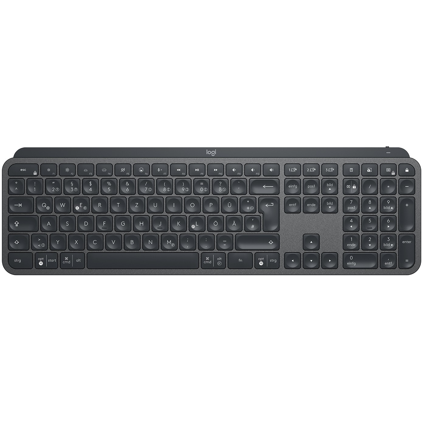 Tipkovnica LOGITECH MX Keys grafit – internacionalna non HR tipkovnica-10