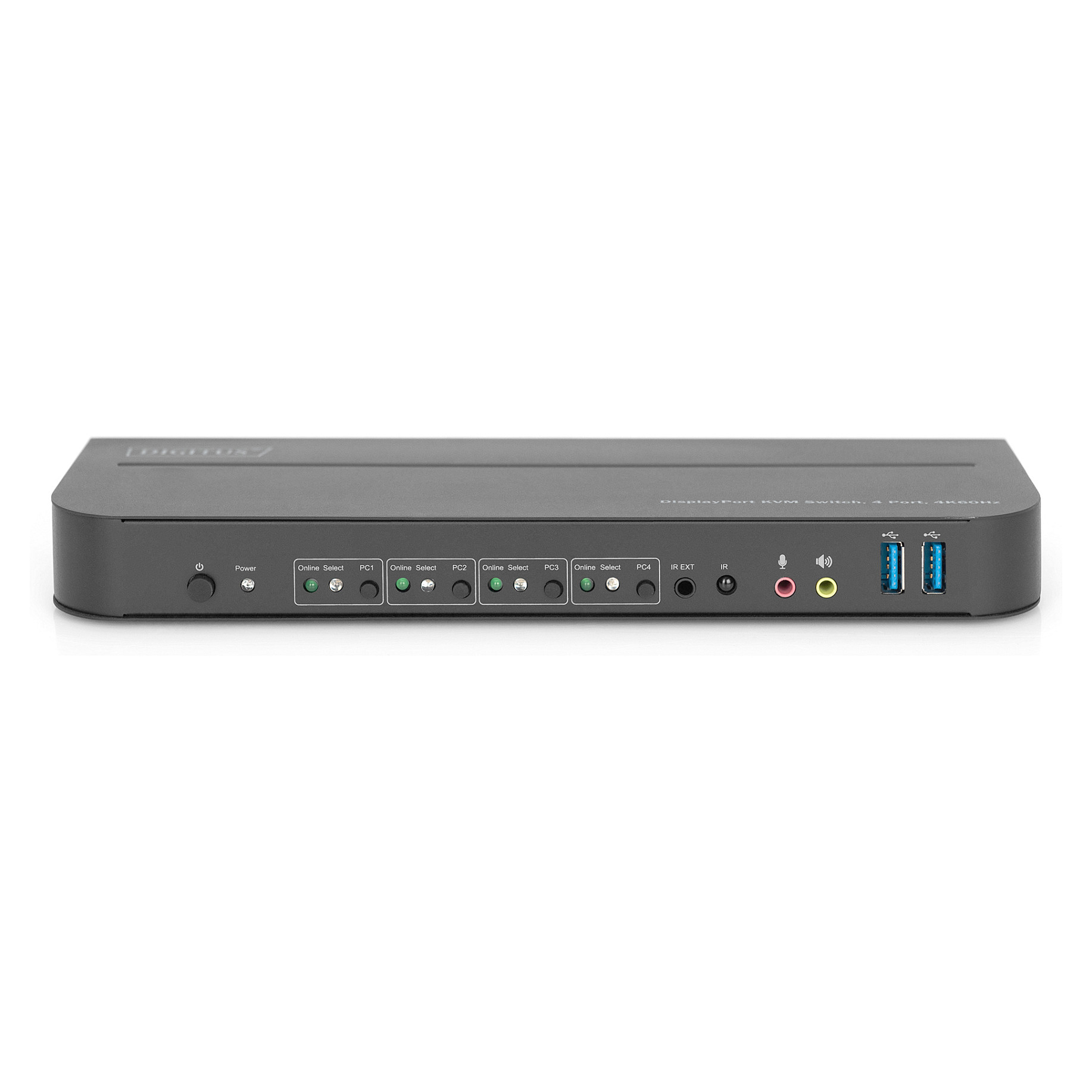 Prekidač za KVM / audio DIGITUS (4 priključka)-7