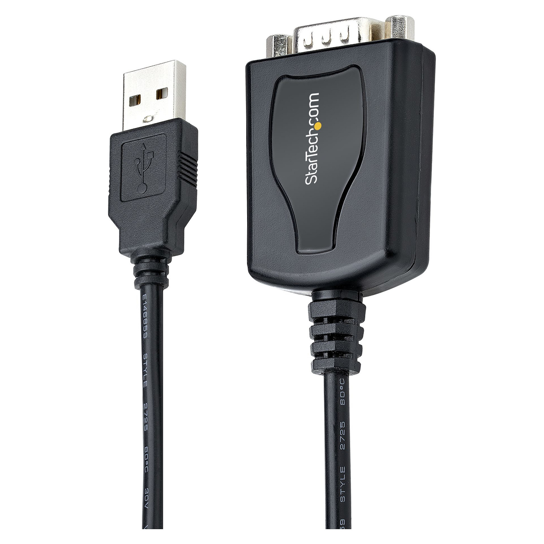 Kabel USB STARTECH.COM (1m, USB na serijski kabel s zadržavanjem COM porta, DB9 muški RS232 to USB pretvarač, Prolific IC, automatski Handshake, W)-5