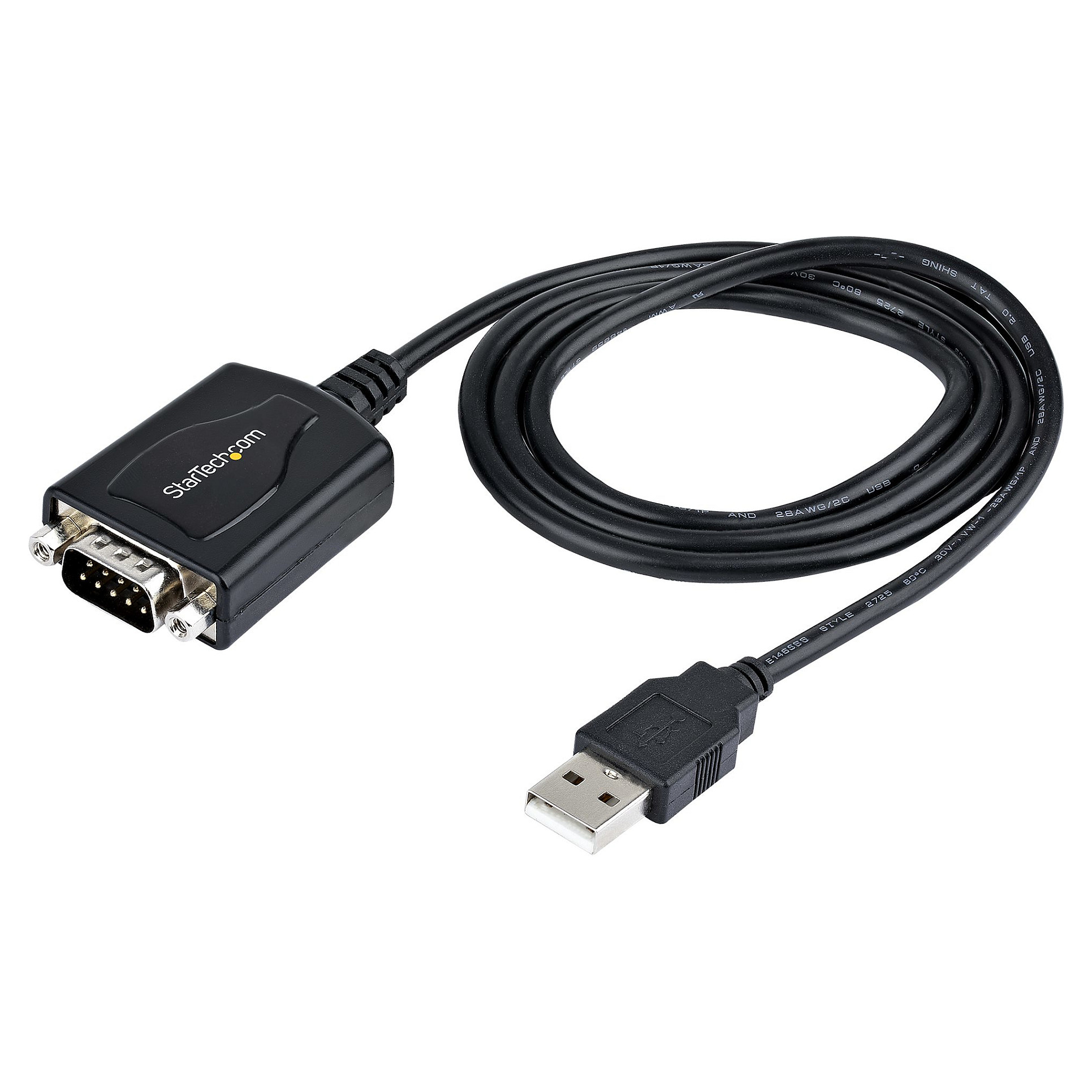Kabel USB STARTECH.COM (1m, USB na serijski kabel s zadržavanjem COM porta, DB9 muški RS232 to USB pretvarač, Prolific IC, automatski Handshake, W)-7