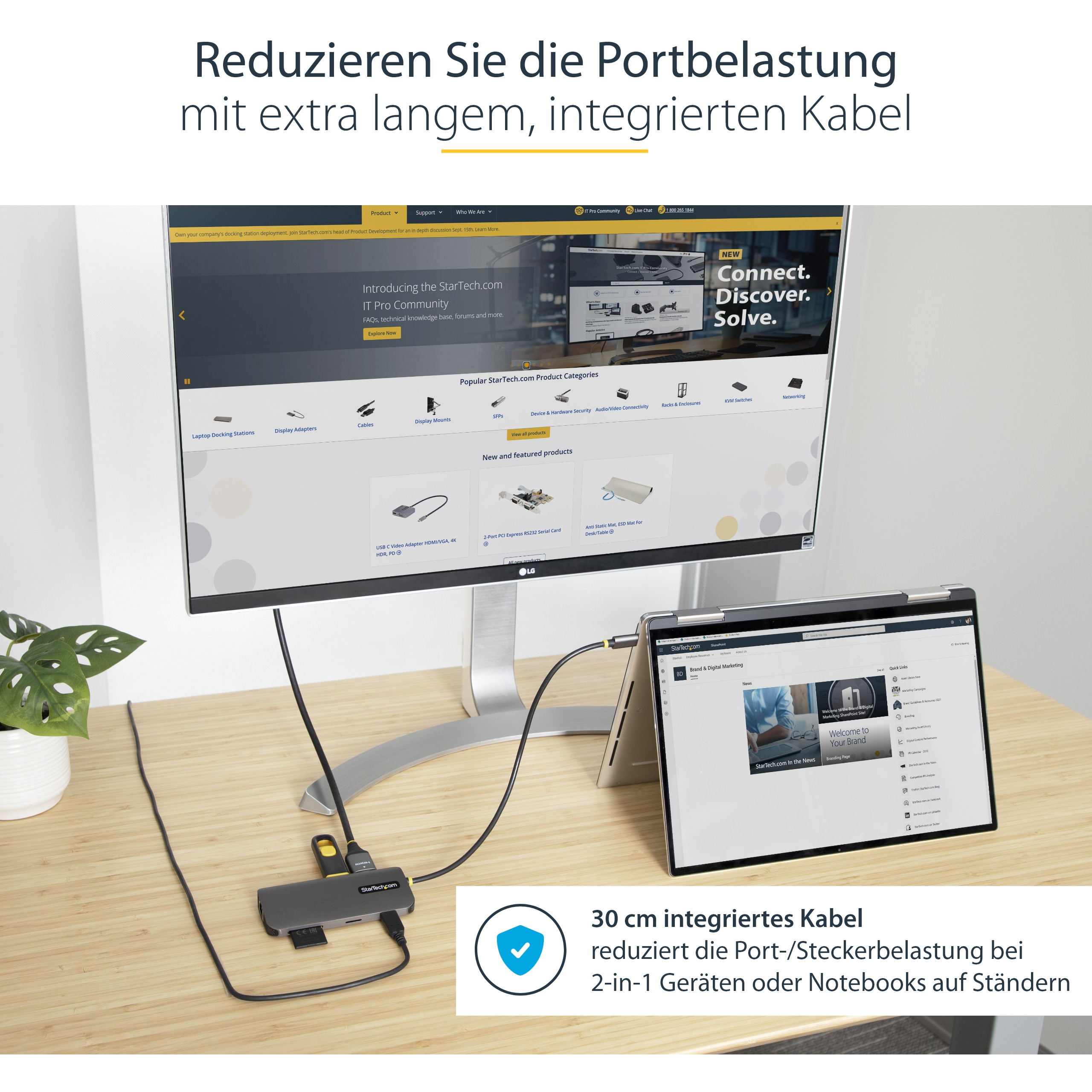 USB-C STARTECH.COM višenamjenski adapter (4K 60Hz HDMI, 3x USB 3.2 Gen 1, GbE, SD/MicroSD, 100W PD)-14