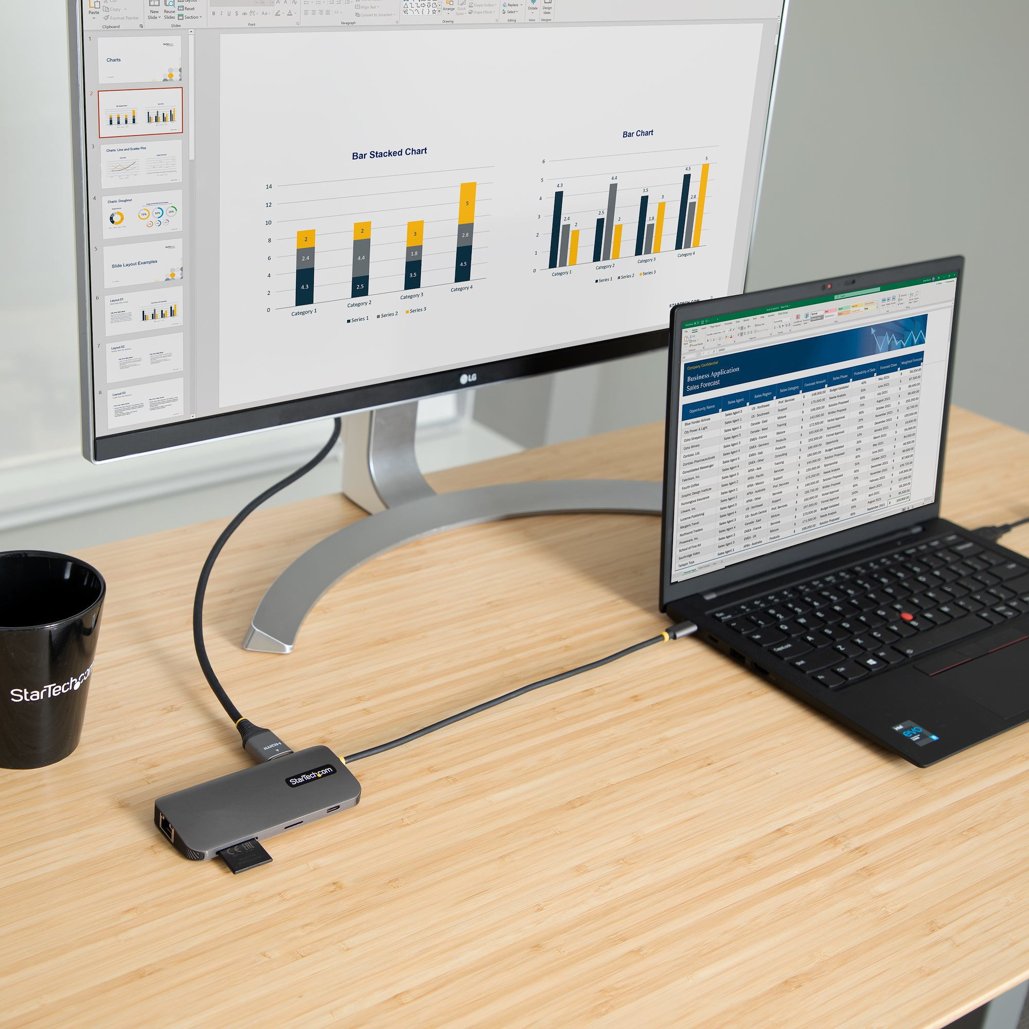 USB-C STARTECH.COM višenamjenski adapter (4K 60Hz HDMI, 3x USB 3.2 Gen 1, GbE, SD/MicroSD, 100W PD)-25