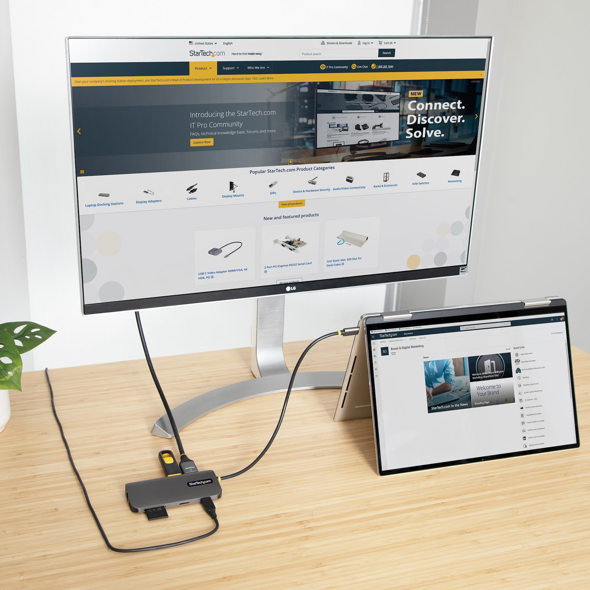 USB-C STARTECH.COM višenamjenski adapter (4K 60Hz HDMI, 3x USB 3.2 Gen 1, GbE, SD/MicroSD, 100W PD)-26