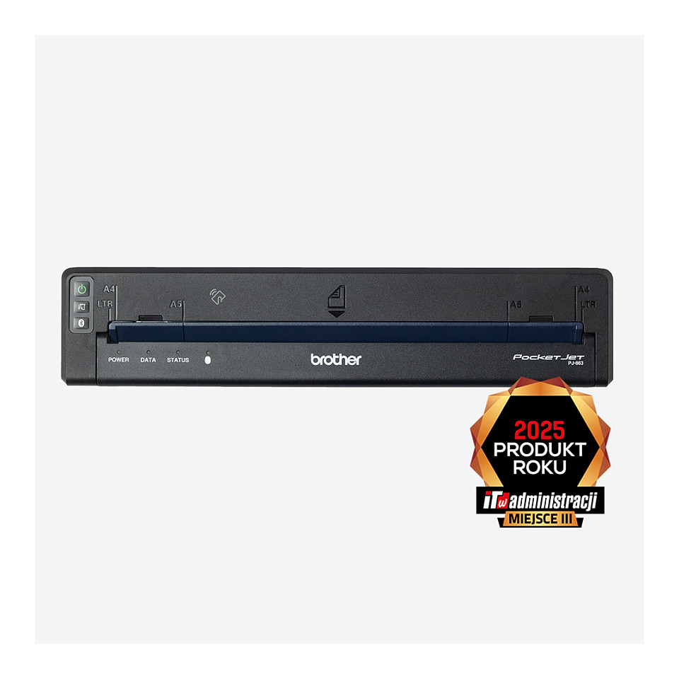 Prijenosni pisač BROTHER PocketJet PJ-862 (A4, 203 dpi, Bluetooth, USB-C)-7