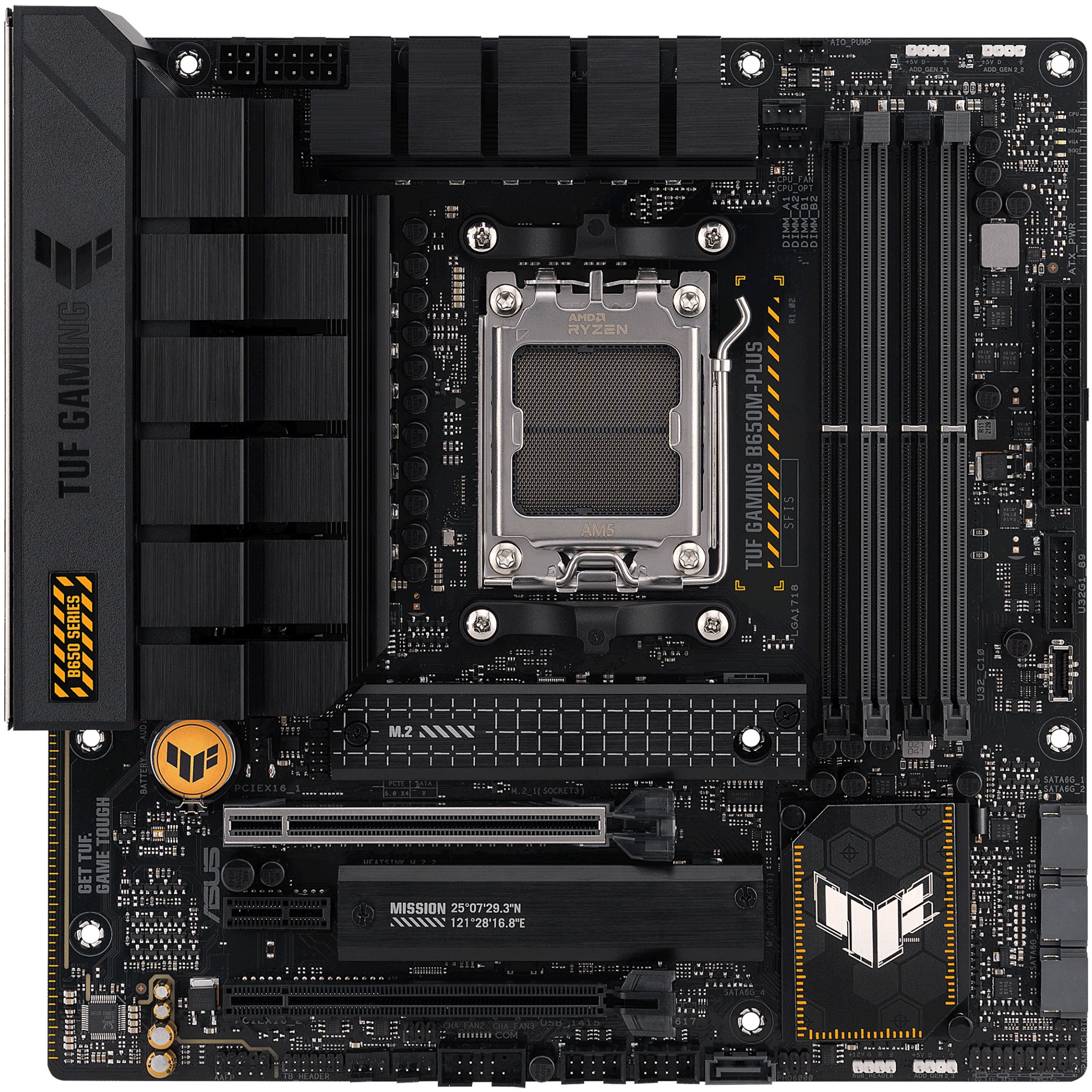 Gaming matična ploča ASUS TUF B650M-PLUS (AMD AM5 utor, AMDB650)-10